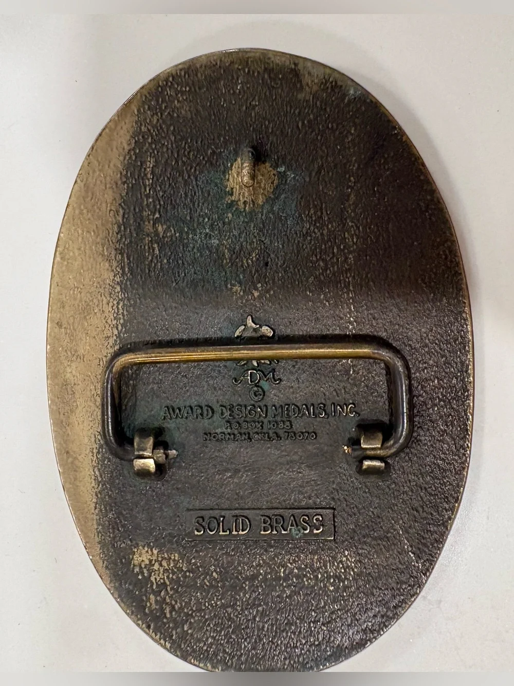 Vintage solid brass